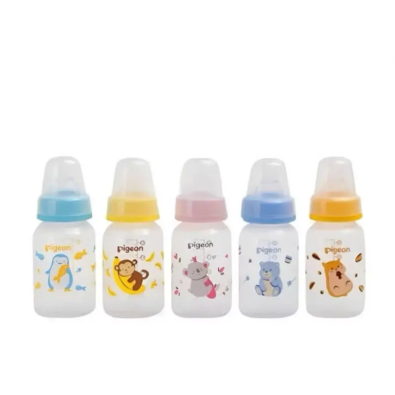 Pigeon New Baby Bottle PP 120ML Botol SLim Neck, Standar neck, Leher Kecil Nipple Peristaltic Ulir 120 ML