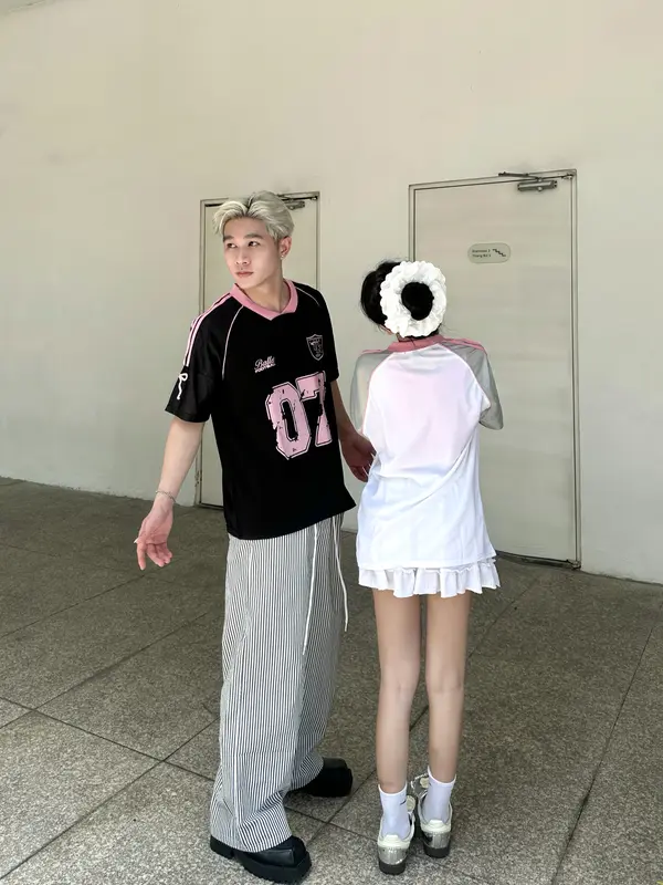Áo Thun Nam Nữ RAPLAN07 - Top From Rộng Unisex Menswear Cổ Tròn áo phông nữ form rộng áo phông Nhung 2