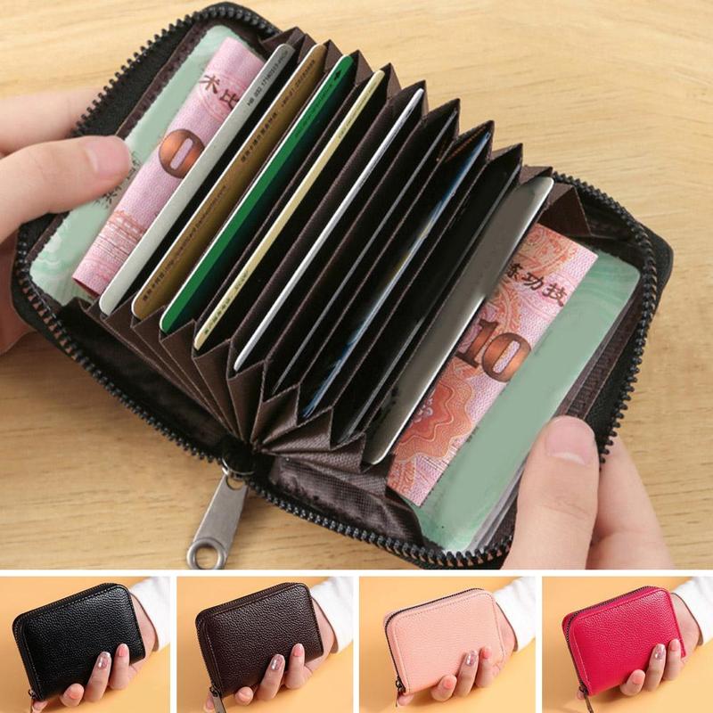 Dompet Lelaki, Kulit PU, Pemegang Kad Kredit, Penyekat RFID, - TikTok ...