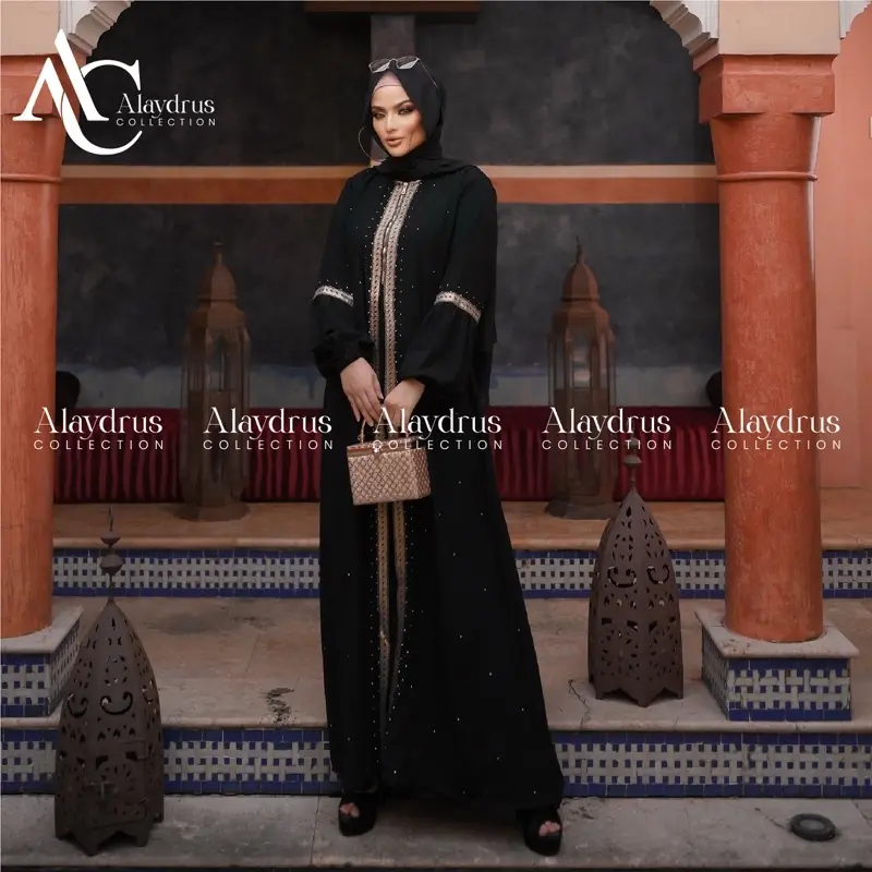New Abaya Dress Maxi Arab Saudi Bordir Zephy Turki Umroh Dubai Turkey By AlaydrusCollection 824 Alaydrus Collection 8