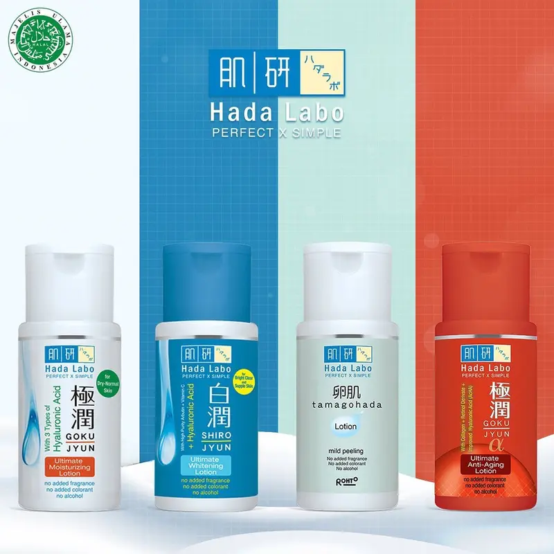 HADA LABO Face Wash Gokujyun Shirojyun Moisturizer Hadalabo Hada Labo Moisturizing Milk Facial Wash Hadalabo 1