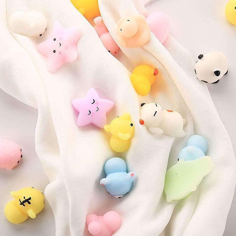 Product Introduction of Cute Animals Decompression Toy Soft Stress Relief Pressure-relief Toy Abreact Sticky Squeeze Toy Student 14