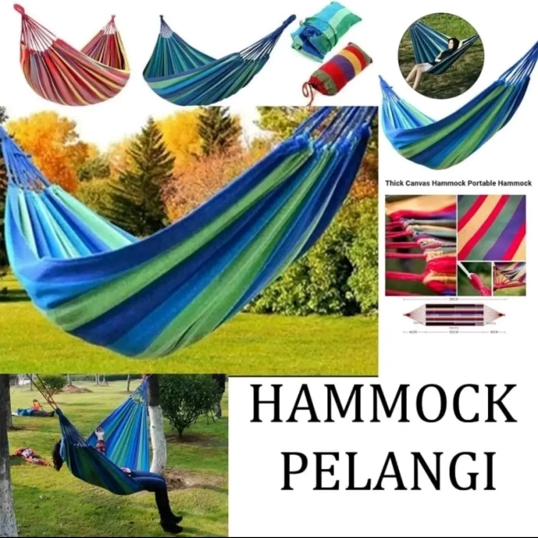 (Aceh) Hammock Ayunan gantung tempat tidur gantung camping