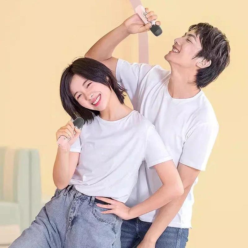 Product Introduction of Bluetooth speaker mini portable karaoke microphone wireless Bluetooth integrated Audio Smartphone 12