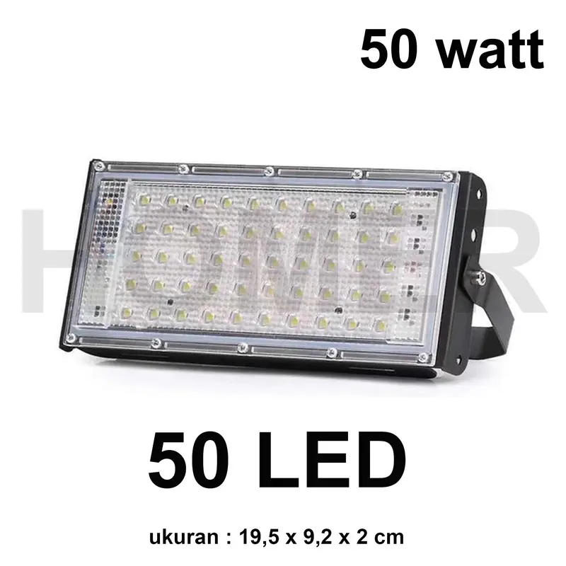 Lampu tembak LED sorot tembak floodlight slim SMD 50w 50 w 50watt 50 watt lampu LED sorot tembak lampu LED dekorasi hias panggung putih kuning warm white RGB super terang jarak jauh lapangan parkir pameran toko reklame taman jalan outdoor anti air hujan 5