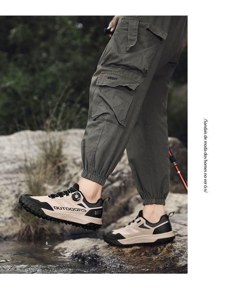 Product Introduction of Foreign Trade Brand Broken Size Men's Shoes New Breathable Outdoor Climbing Boots Hiking Shoes Men's Height Increasing Sports Casual Shoes Men 14