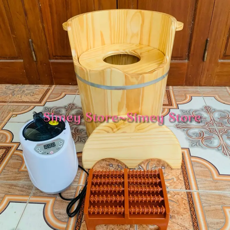 Thùng Xông Chân Dưỡng Sinh, Thùng Xông Chân Kết Hợp Xông Phụ Khoa Kèm Bàn Lăn Cao Cấp 6