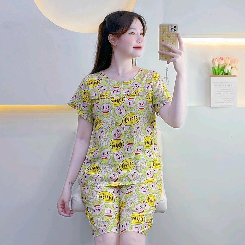 {SALE LẺ SIZE} KA62 - Size L (50-60kg) Đồ bộ Tole Lanh Nữ Quần Lửng Áo Có Tay  Women 6
