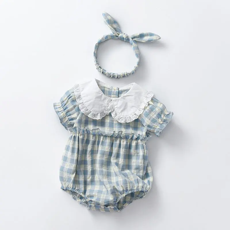 Áo Jumpsuit Quần Cho Em Bé Gái, Dòng Áo Liền Quần Hoạt Hình Dễ Thương, Ngắn Tay, Làm Bằng Bông, Áo Liền Quần Tam Giác Mùa Hè, Áo Liền Quần Công Chúa, Thích Hợp Cho Trẻ Sơ Sinh Trẻ Sơ Sinh, Áo Liền Quần