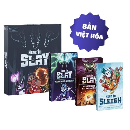 [Bản Tiếng Việt] Board Game Here To Slay Và Bản Mở Rộng Chất Lượng Cao CHAU ANH