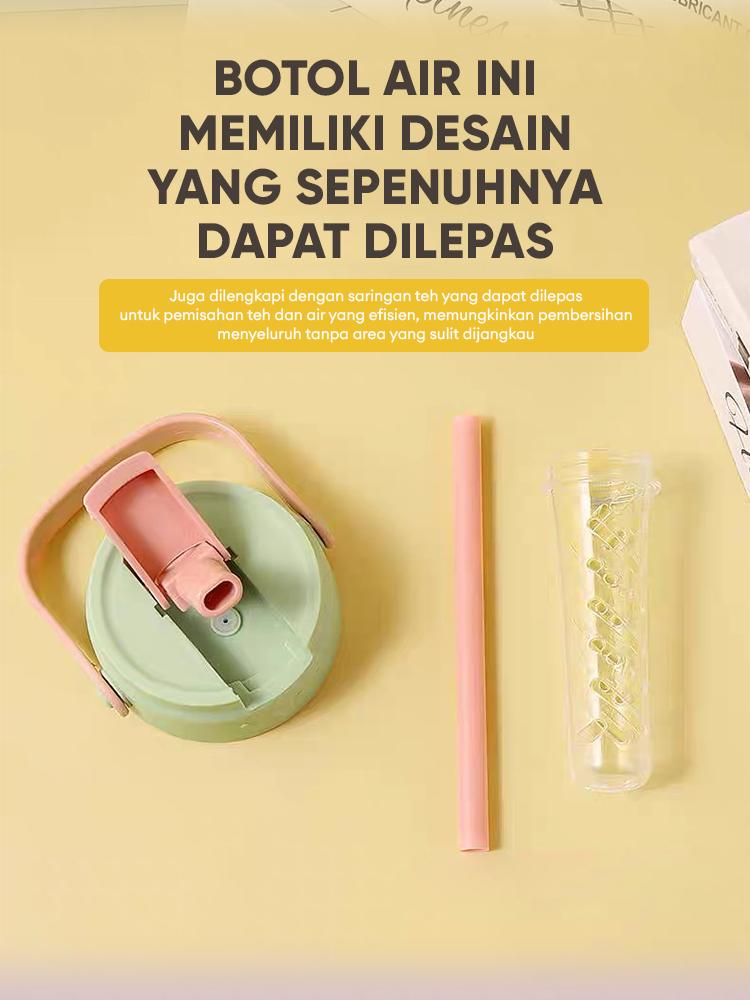 ANGOLA Botol Minum W03 Infused Water Tumbler Travel Dengan Sedotan dan Penutup Anti Tumpah Sekolah Kerja Kantor Olahraga Gym ANGOLA Botol Minum W03 Infused Water Tumbler Travel Dengan Sedotan dan Penutup Anti Tumpah Sekolah Kerja Kantor Olahraga Gym