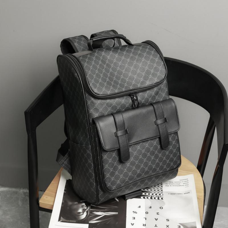 Balo Da LISANGO họa tiết sang trọng BL111.05, Balo đựng Laptop Đa năng Bag Đeo Vai