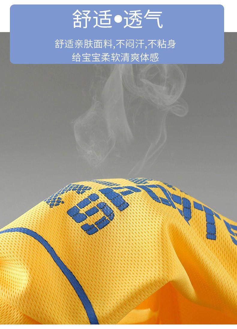 Product Introduction of 2025 Children's Short Sleeve Set Big Kids Sportswear Boys Girls Casual Summer Quick-Dry Clothes Summer Baby Two-Piece Set 13