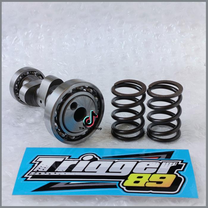 Gambar Noken as racing grand win prima supra fit wave 100 revo lama + per klep swedia 34 mm - TYPE PELATUK dari TRIGGER89 Kota Malang Tokopedia