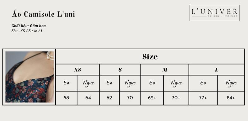 Product Introduction of Áo gấm 2 dây - Camisole L’uni 0