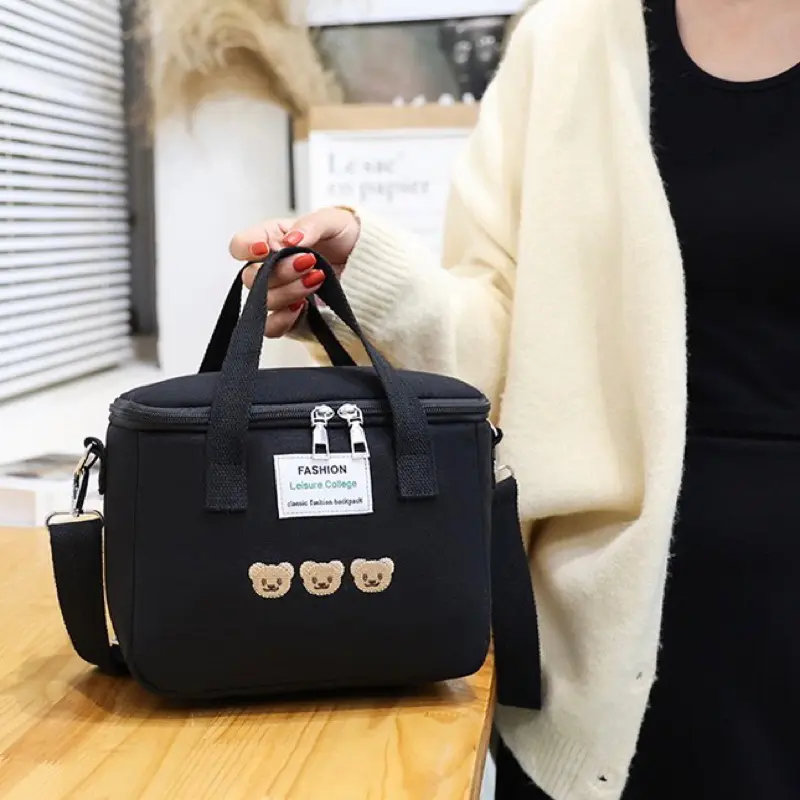 TAS BAYI 6018 - TAS RANTANG “FASHION LEISURE COLLEGE” TAS SUSU BAYI RANTANG MAKANAN TAS PERLENGKAPAN BAYI - D 1 3