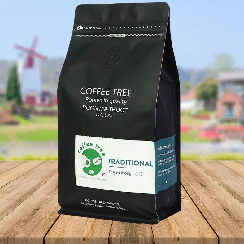 Cà Phê Rang Xay Truyền Thống Số 1 Coffee Tree gu đậm đà thơm ngon 0