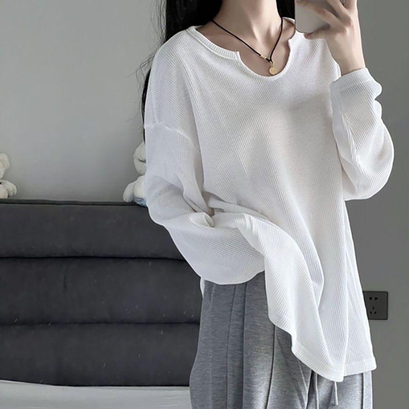 Áo thun tay dài freesize form rộng unisex dành cho nam nữ - chất tổ ông thoáng mát - style hàn quốc - size dưới 70kg