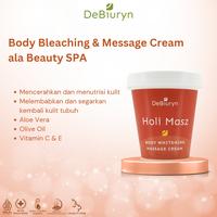 Gambar DeBiuryn Holi Masz 200gr Body Whitening Massage Cream Krim Pijat Badan - Holi Masz Body Bleaching & Massage  dari Debiuryn Kota Semarang 2 Tokopedia