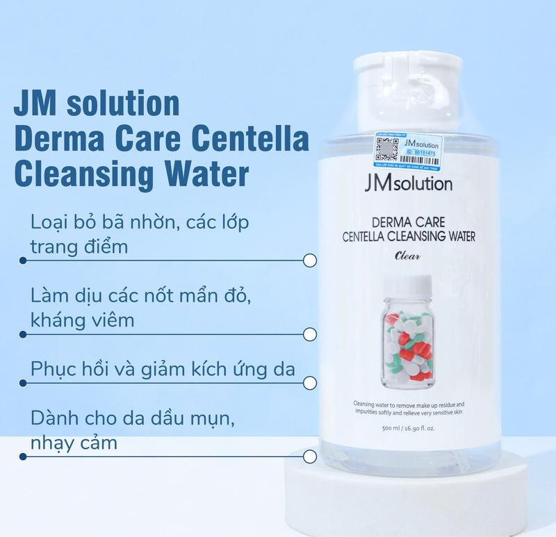 Nước tẩy trang JM Solution Cleansing Water 500ml Cosmetic 6