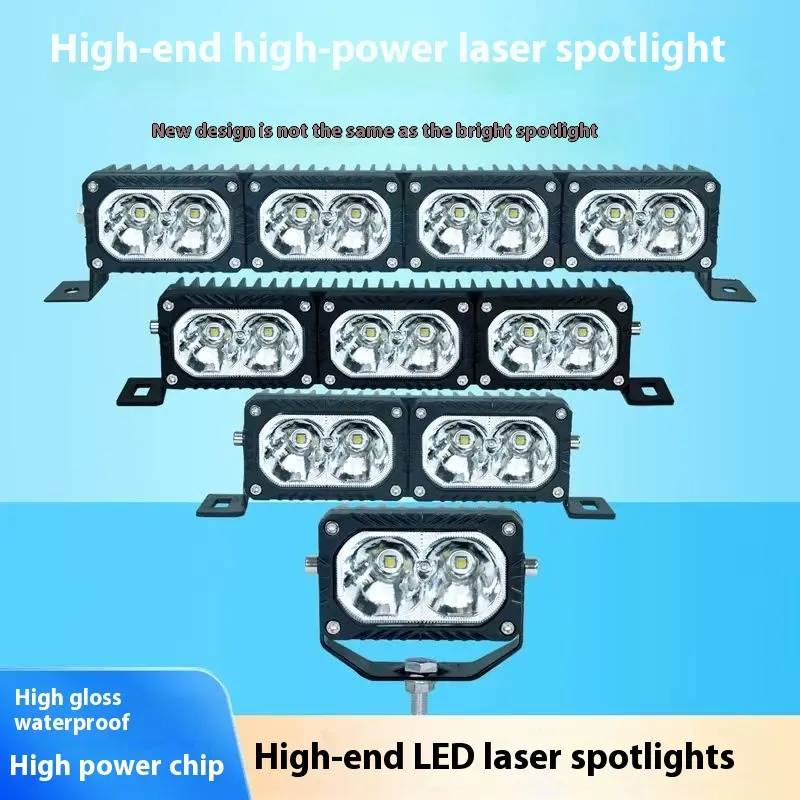 Đèn Led lát ô tô, Hàng mới về, Đèn chiếu điểm từ xa, 12v-80v, Thích hợp cho xe Kỹ Thuật Xe Nông Nghiệp Địa Hình siêu sáng, Sửa đổi lưới tản nhiệt, Đèn trên cùng 2