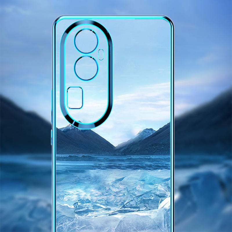 Product Introduction of Luxury Electroplating Transparent Phone Casing For OPPO Reno10 Pro Plus 10Pro 10 5G Reno 10Pro+ 10 10 Pro 2023  Lens All-inclusive Shockproof Hard Phone Case Protective Back Cover 31