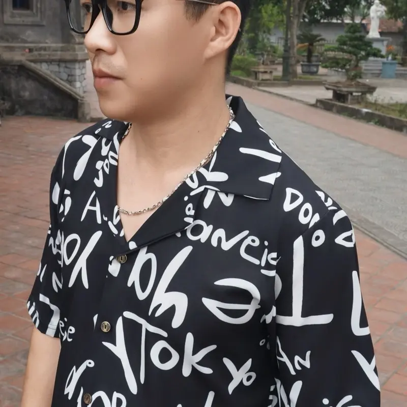 Bộ Sơ Mi Lụa Cộc Tay Nam . Bộ Pijama Nam Chất Liệu Cao Cấp Không Nhăn Dúm Mặc Cực Mát Hot Hit Xu Hướng Đi Biển Năm 2025 đồ  bộ  cho  nam  mặc  tại  nhà bộ  nam 4