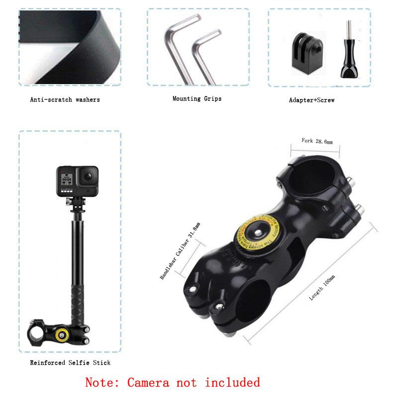 Motorcycle And Bicycle Handlebar Mount For Action Cameras_voghion.com