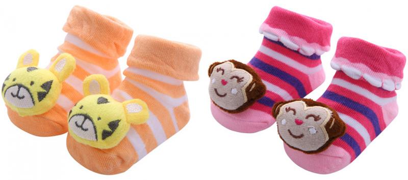 Product Introduction of 0-12Months Baby Assorted 3D Design Cartoon Anti-Slip Cotton Baby Socks Kid Newborn 15