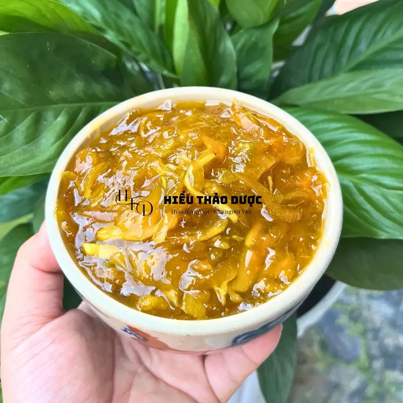 Tắc gừng đường phèn rim cô đặc - hỗ trợ giảm ho, đau họng, tiêu đờm - Hiếu thảo dược 83 4
