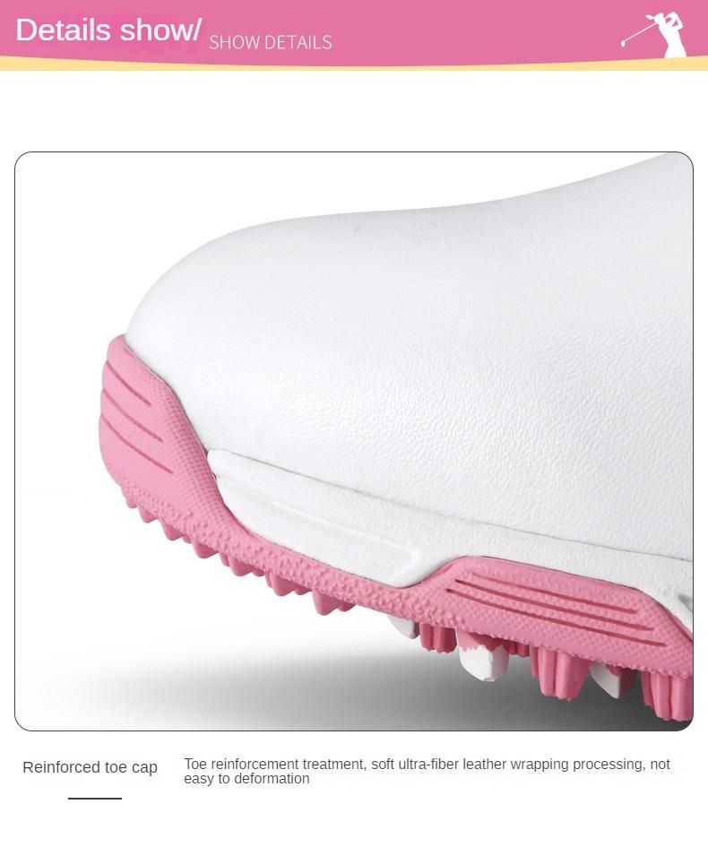 Product Introduction of GM 2024, women's golf shoes, waterproof, turn-lock clasp shoelace shoes, comfortable breathable casual sneaker Trainers Footwear Sports Shoes Rubber Runner Athletic Training 25