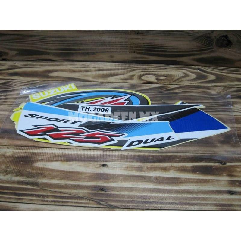 striping striker Polet Suzuki ts 125 *Hitam