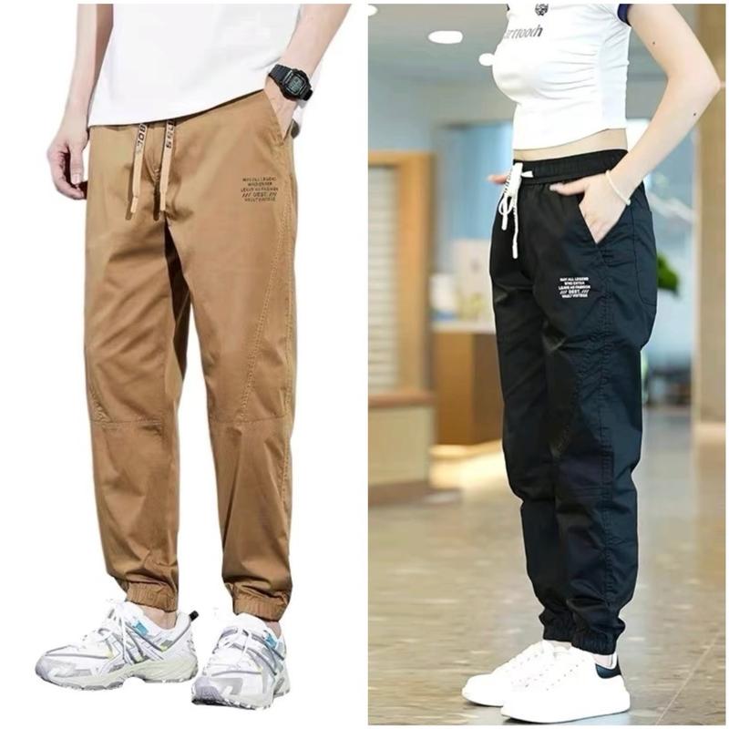 ( Com bo )Quần Jogger Thể Thao Nam Nữ Chất  Rộng, Phong Cách quần kaki 1