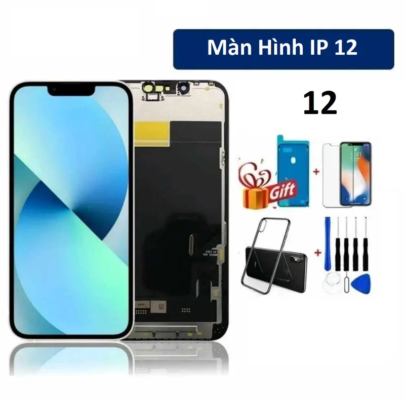 Màn Hình IP 12 / 12 Pro / 12 Pro Max Kèm Bộ Tua Vít Tháo Lắp Phụ Kiện 0