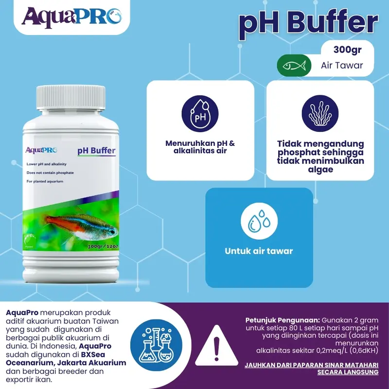 AquaPro pH Buffer 300gram/12oz 0