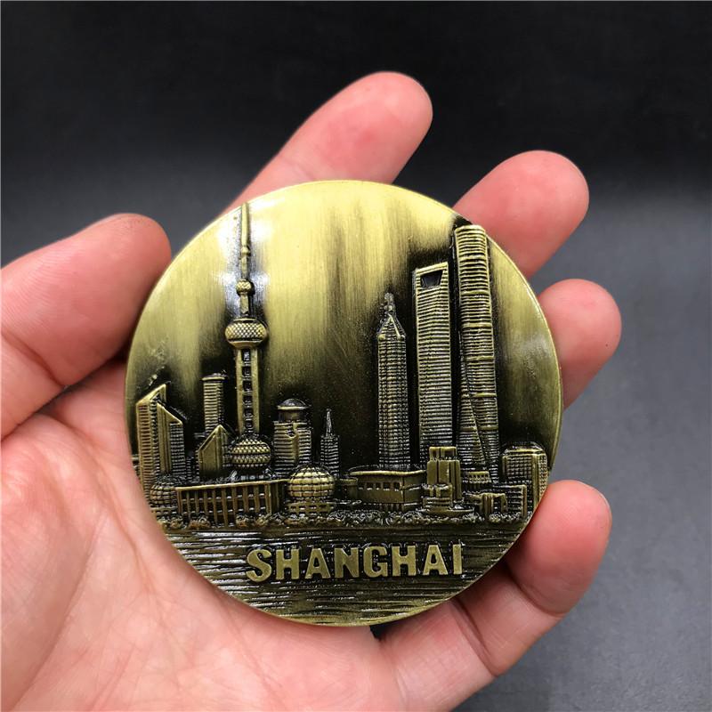 Product Introduction of Metal Refrigerator Stickers Malaysia Singapore USA UK France Italy Dubai Belgium India Three-Dimensional Magnetic Commemorative High-End 4