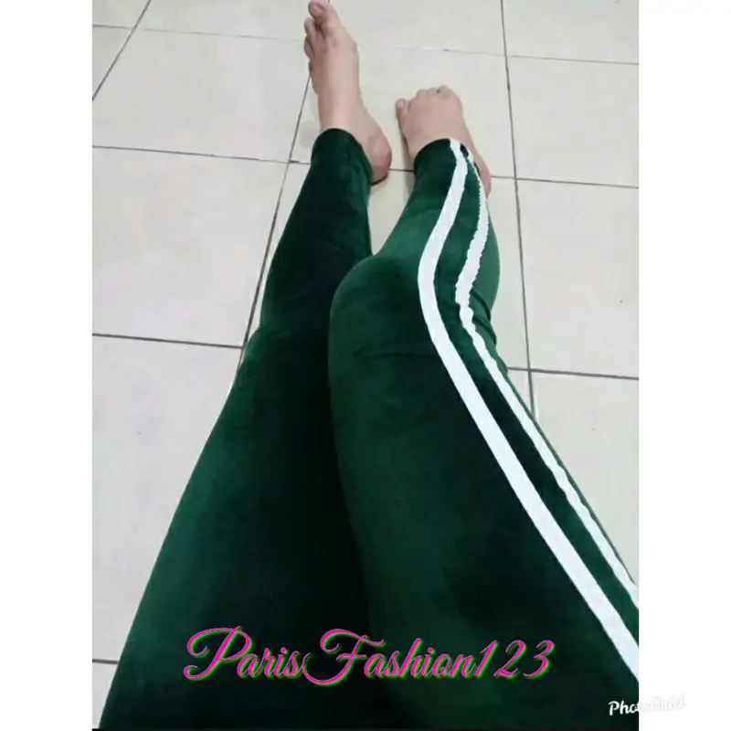 Legging Lis Bludru Import Strech 1