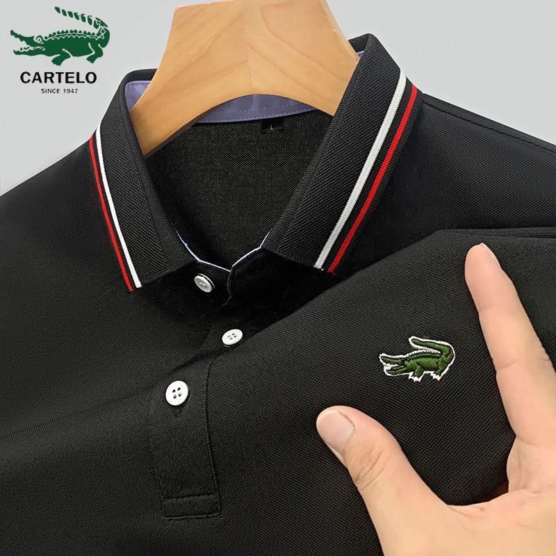 Áo Polo Nam ngắn Tay Hàng Mới Về, Thích Hợp Cho Mùa Hè, Thêu, Cổ Áo Công Sở, Áo Thun Cổ Bẻ Dáng Rộng Thời Trang Menswear Shirt 1