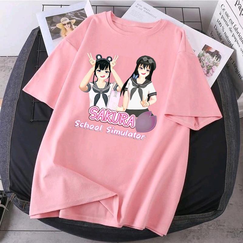 BAJU ANAK KAOS ANAK LAKI PEREMPUAN SAKURA SCHOOL SIMULATOR atasan pakaian 0