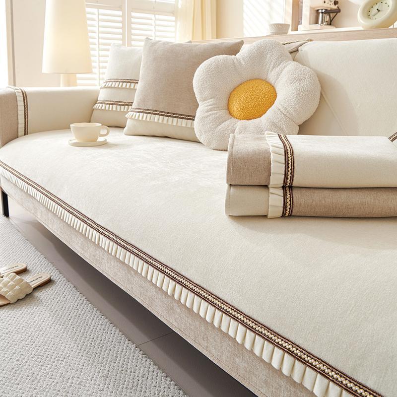 Đệm Sofa Chenille, Đệm Ghế Chống Trượt, Phong Cách Bắc Âu, Giá Cả Phải Chăng, Vỏ Sofa Da Sang Trọng, Vải Bọc Mới, Phù Hợp Mọi Mùa, Năm Phát Hành 2025 8