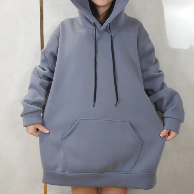 DUNG LIEN 78 Hoodie bigsize nam nữ có size 140kg form to nón rộng mũ hai lớp siêu dày dặn đẹp cho giới trẻ Áo Dài Tay Menswear Nhung 5