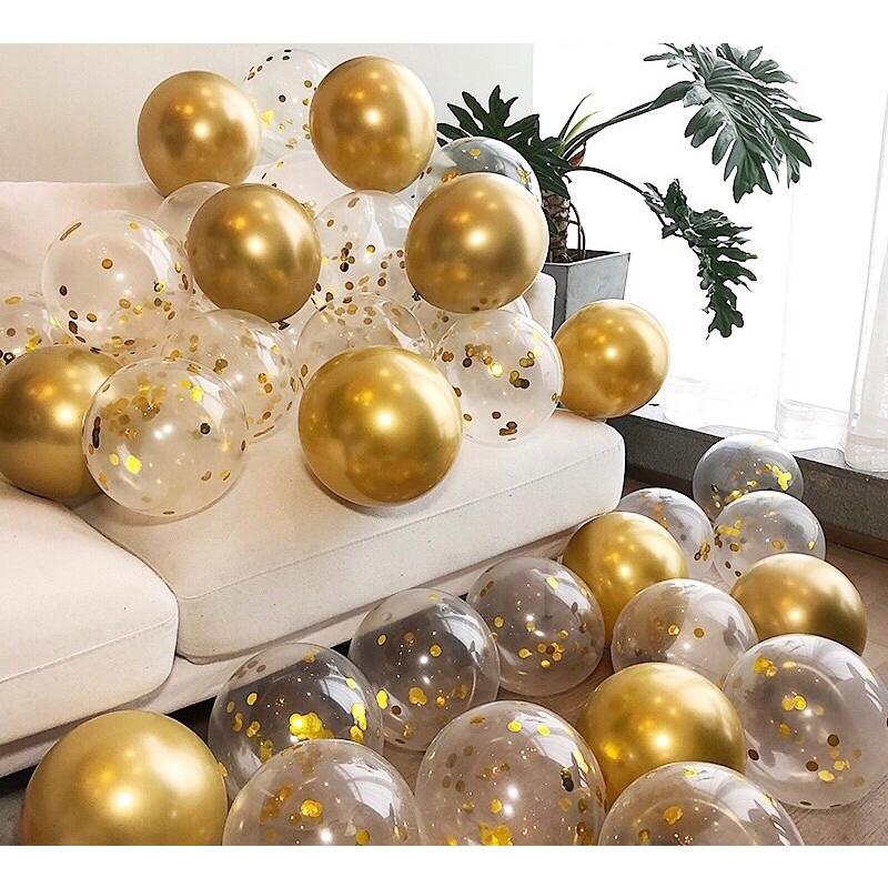 Bong Bóng Trong Suốt Kim Tuyến Sini Decor - Sequin Trang Trí Sinh Nhật, Bong Bóng Trang Trí Sinh Nhật 2
