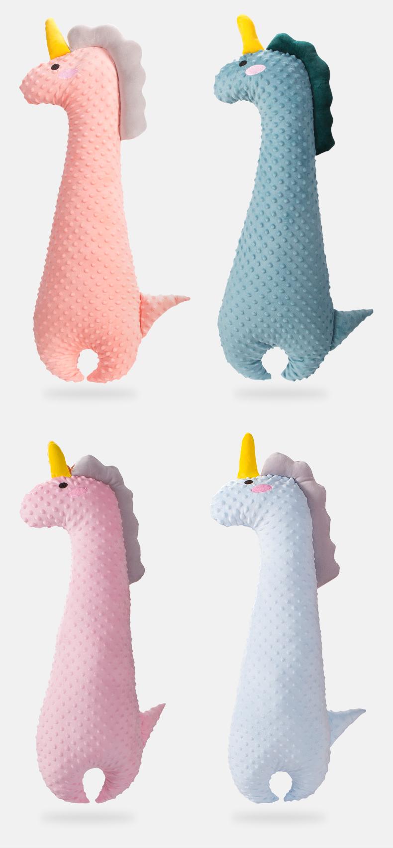 Product Introduction of Multi-function 3D massage bubble velvet exhaust comfort baby pillow - invisible zipper for easy removable and washable children's plush toy pillow baby sleeping comfort pillow 18