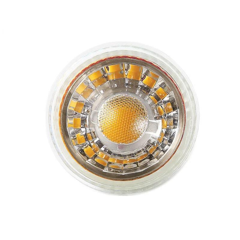 Product Introduction of 5Pcs 5W MR16 GU10 Spotlight Glass body AC 220V dimmable COB LED bulb warm white cold white 26