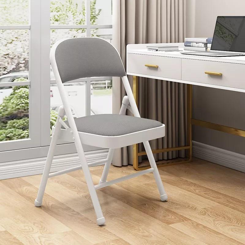 [Giá kho sỉ] Ghế Gấp Decor Phòng Ghế Gấp Gọn Văn Phòng Ghế Đệm Tựa Lưng Bọc Da Êm Ái Khung Thép Sơn Tĩnh Điện