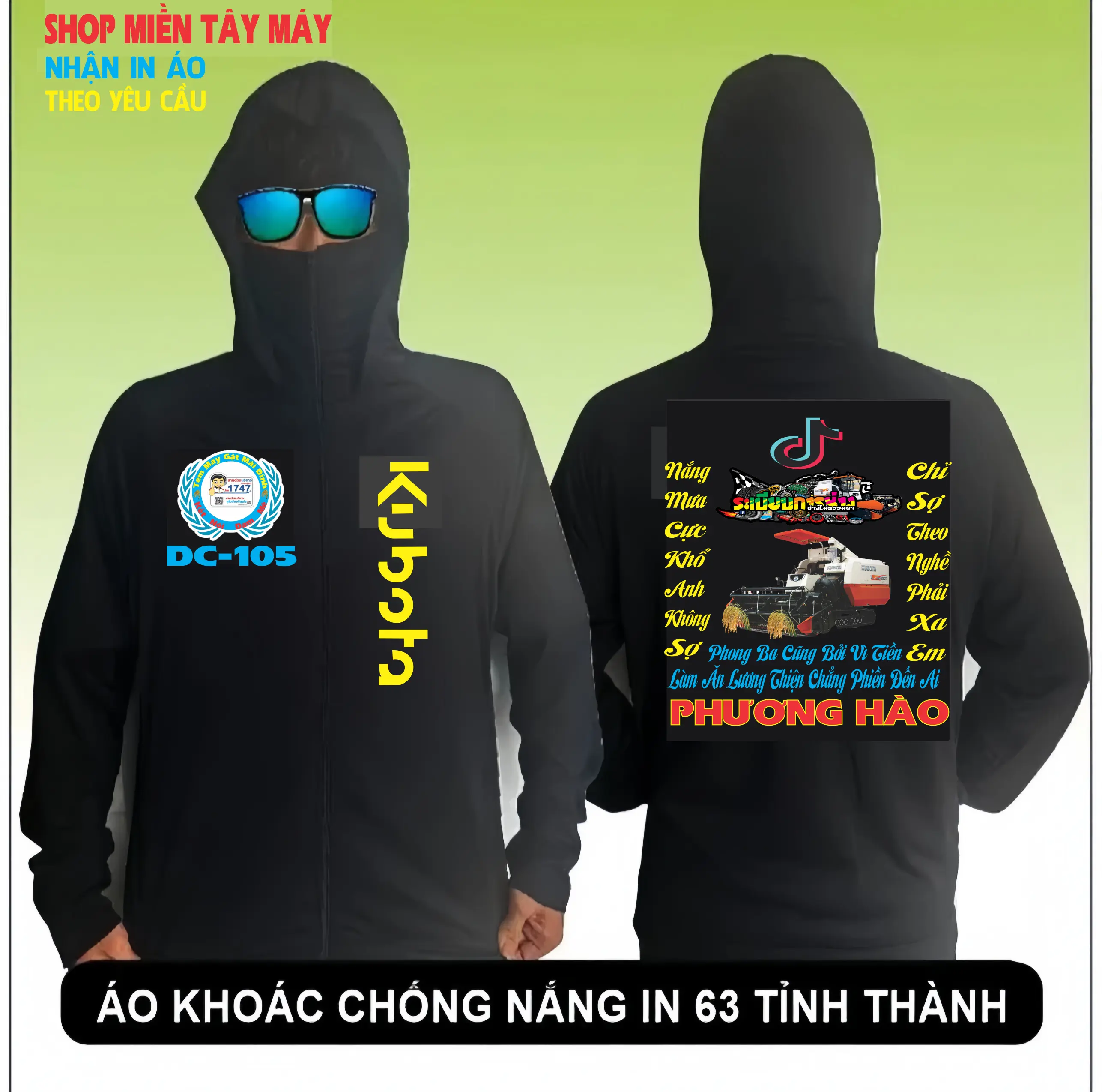 Áo Khoác Nam Áo chống nắng nam In Tên Theo Yêu , nghề máy cắt, NẮNG MƯA