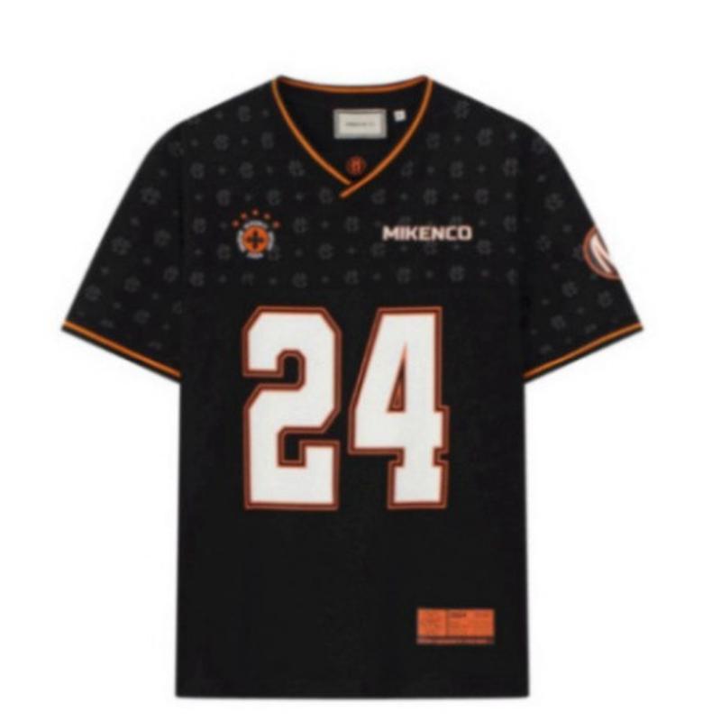 ÁThun Nam Nữ MIKENCO Monogram Sporty, ÁPhông Thể Thao Mikenco 24 Form Rộng Oversize siêu hot Menswear Cổ Tròn Cotton Áo