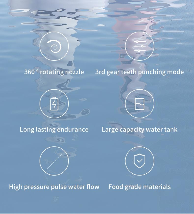 Product Introduction of Electric Water Pick Teeth Cleaning Machine Water Toothpick Removing Residual Teeth Waterpik Oral Dental Instrument 0