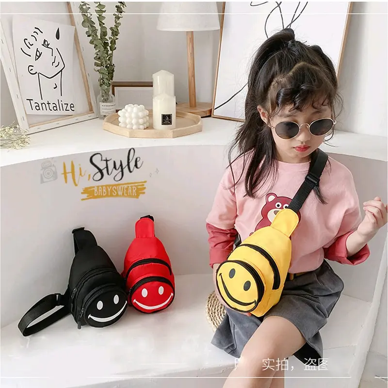 Tas Anak Selempang Cewek Lucu / Tas Anak Perempuan Smile Paling Kece Kekinian Tas Anak Simpel Terbaru 2025 Fashion 1