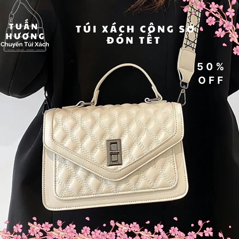 Túi Xách Công Sở Đeo Chéo Da PU Nữ A05, 7 Ngăn, Sang Trọng, Thời Trang - Bag, Bảo Hành 36 Tháng 3